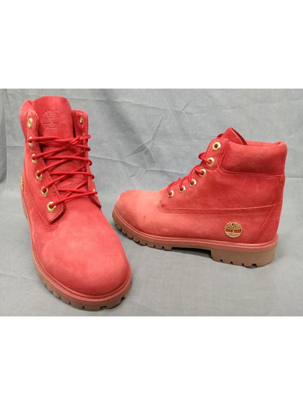 Timberland Premium 6 inch (GS) Waterproof Boot Red Boys Size 6.5 NEW NO BOX!